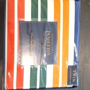 PENDELTON 3 Piece Flannel Sheet Set